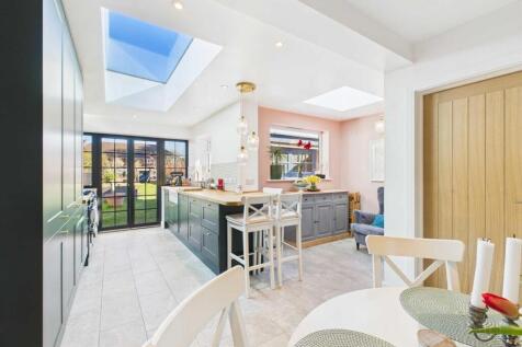Open plan living dining kitchen