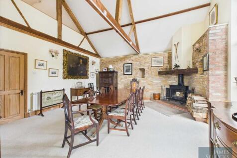 Vaulted dining room