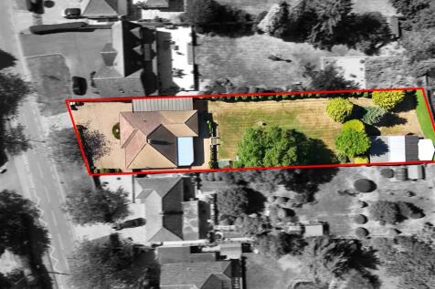Aerial view of plot