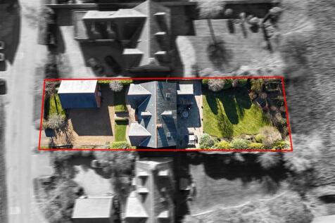 Aerial view of the plot