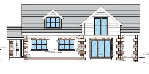 Front elevation Plots 1,4 and 5