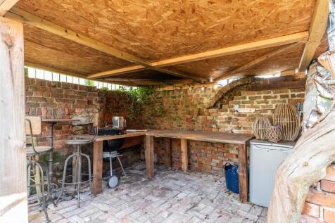 Outdoor BBQ area