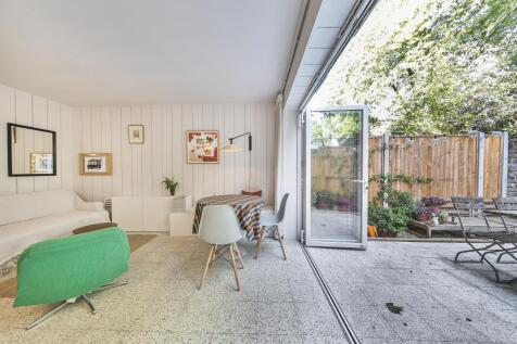 Doors opening onto private garden