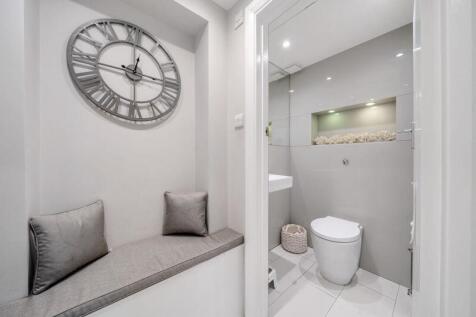 Cloakroom and seating area