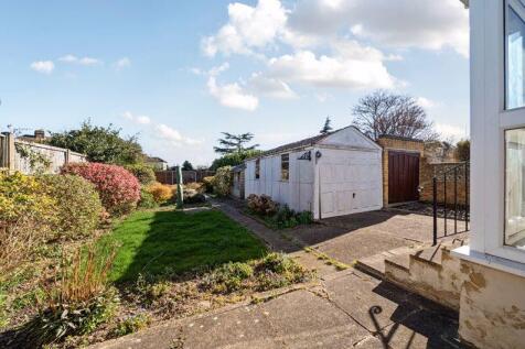 Rear Garden angle 2 and garage