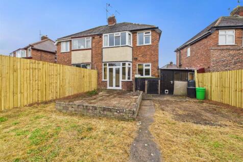 Rear of property
