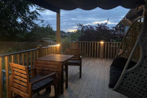Garden at night