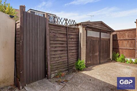 Rear of garage