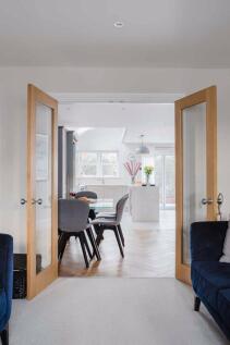 Double Doors to Kitchen Diner
