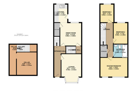 Floorplan - Stockport Road West, Bredbury, Stoc...