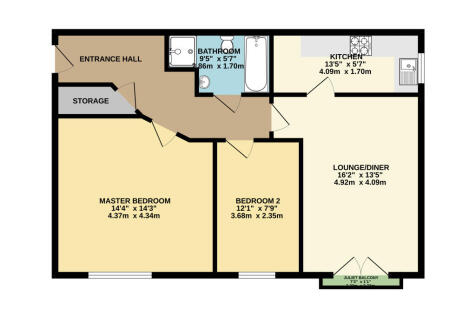 Floorplan - Chamberlain Gardens, Bredbury, Stoc...