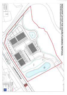 Indictive Layout drawing- Glandon Land