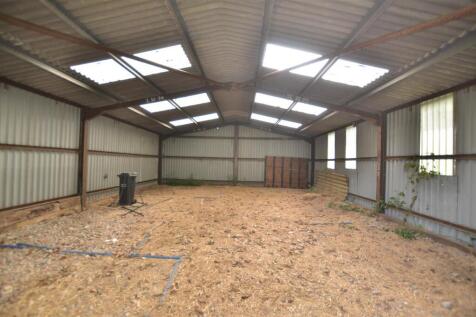 Interior of barn