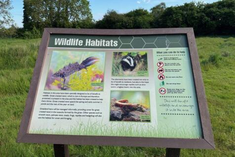 Wildlife Habitats sign