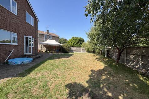 Across garden