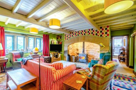 Stone Fireplace