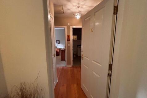 Front door and hallway