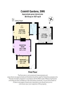 property in Colehill Gardens, 
Fulham Palace Road, SW6