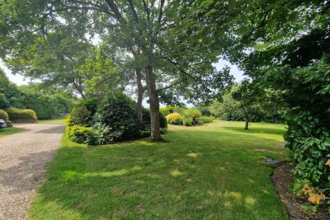 Drive and garden.