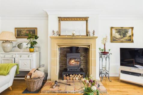 Fireplace.