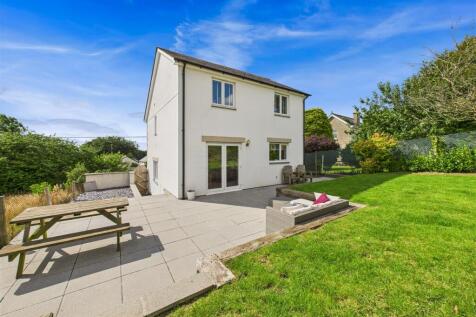 Rear of house and patio