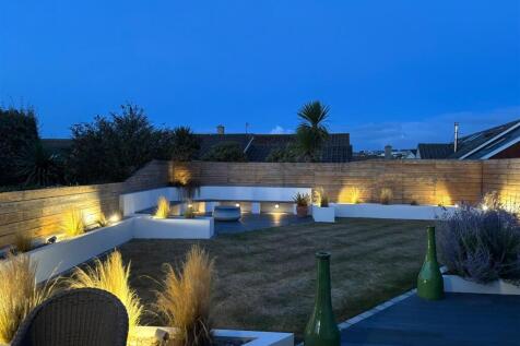 Garden at night