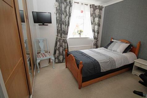 Master bedroom with fitted wardrobes