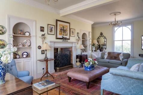 Sitting room with wood burning stove