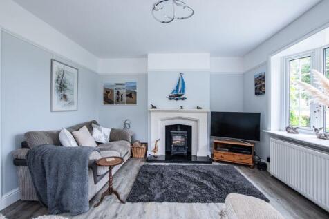 Sitting room with wood burning stove