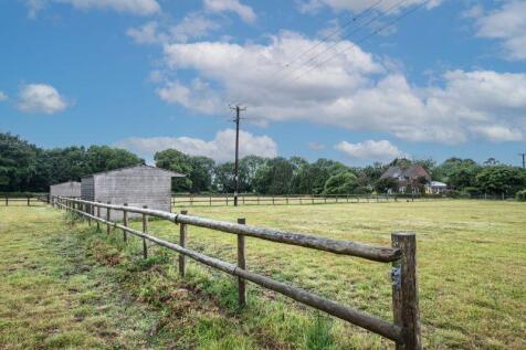 Fenced paddocks