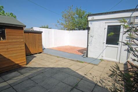 Patio and garage