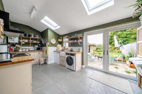 Kitchen looking out to the rear garden