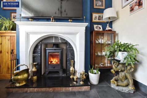 Feature Fireplace with Log Burner