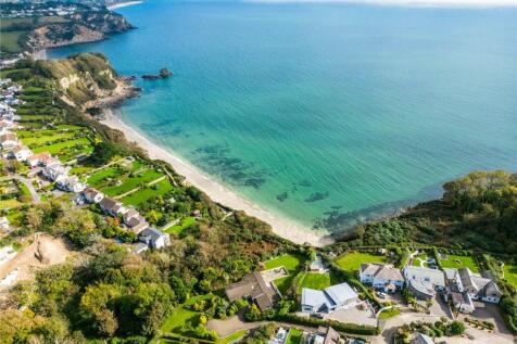 Aerial Duporth Beach