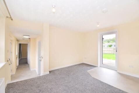 Open plan living room and hallway