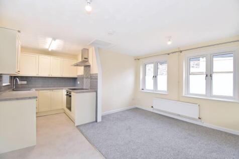 Open plan living room and kitchen 
