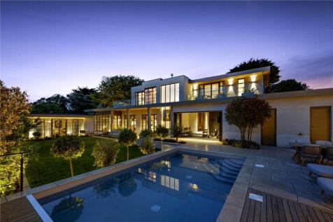 Twilight Over Pool