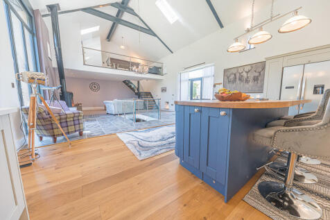 Open plan kitchen...