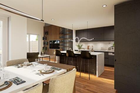 L SHAPED LIVING/DINING KITCHEN