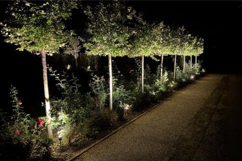 Driveway At Night