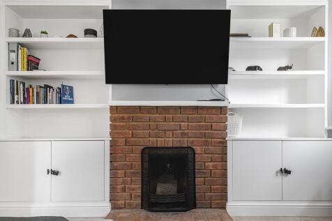 Brick fireplacee