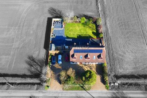 Seven Spires, Bluntisham - Front Aerial Highlight 