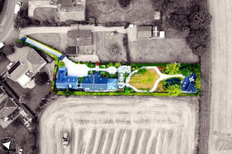 Fisherman&#39;s Barn, Honey Hill, Fen Drayton - Aerial