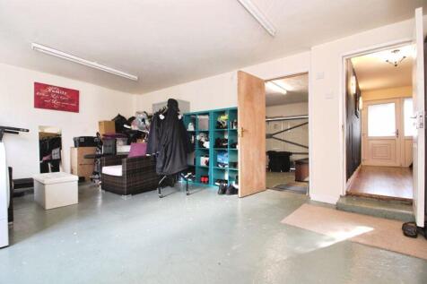 Storage / Hobby Room toward Double Ga...