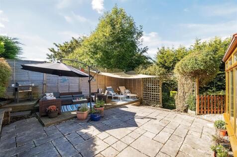 Paved terrace
