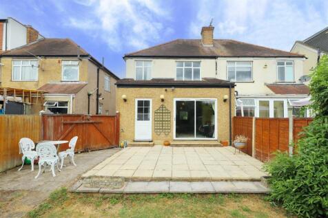 Rear garden patio