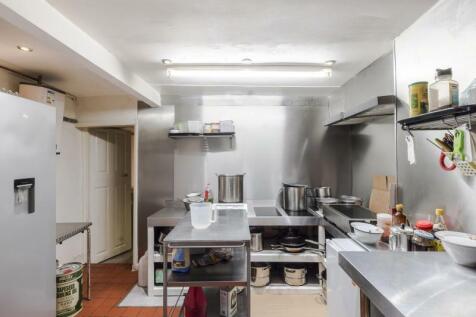 Lower ground floor commercial kitchen and storage 