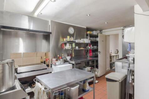 Lower ground floor commercial kitchen and storage 