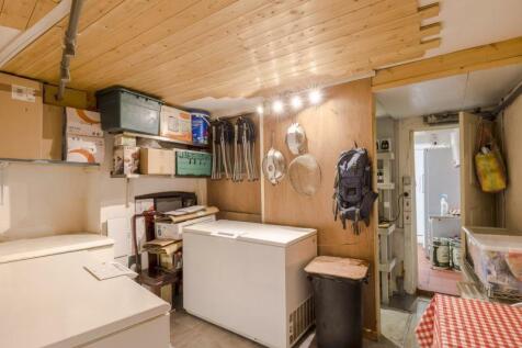 Lower ground floor commercial kitchen and storage 