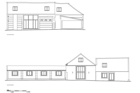 SW &amp; SE Elevations